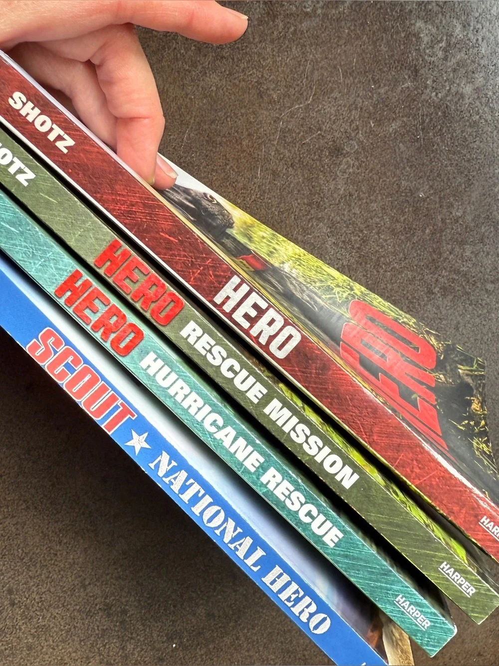 Hero Scout Dog Book Series Set 4 Jennifer Shotz Paperback Homeschool Young Adult